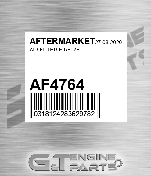 AF4764 Air Filter Fire Ret.