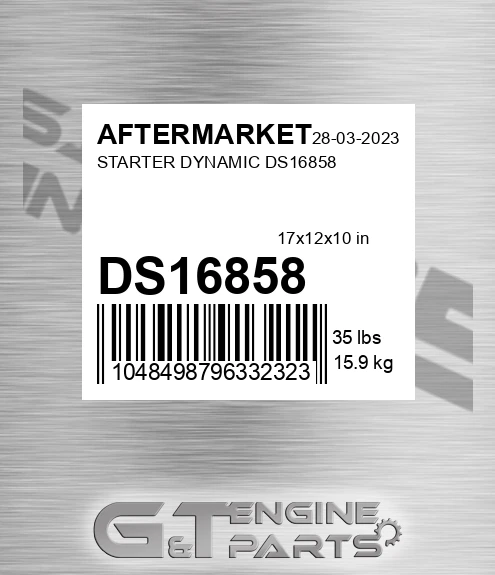 DS16858 Starter Dynamic for AFTERMARKET