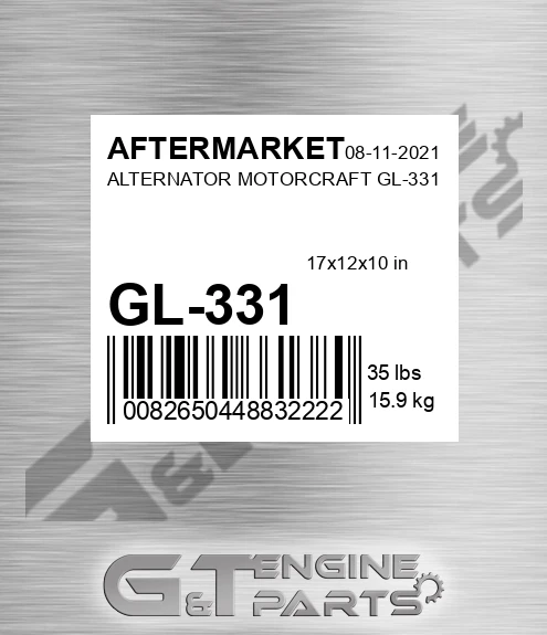 GL-331 Alternator Motorcraft Gl-331 for AFTERMARKET
