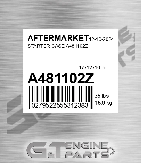 A481102Z Starter Case for AFTERMARKET