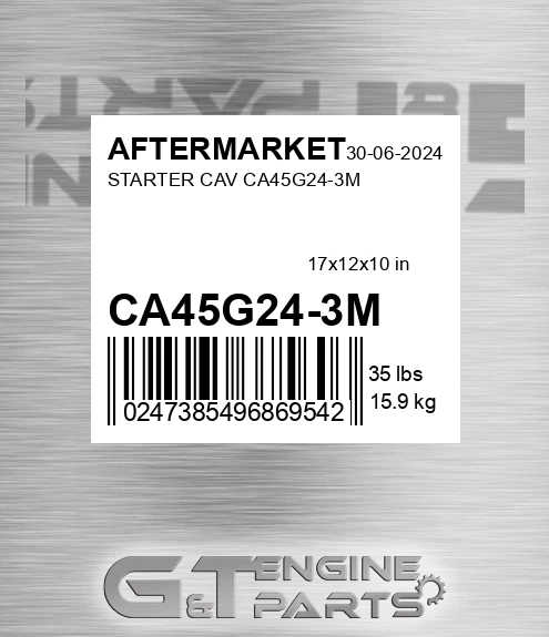 CA45G24-3M Starter Cav Ca45g24-3m for AFTERMARKET