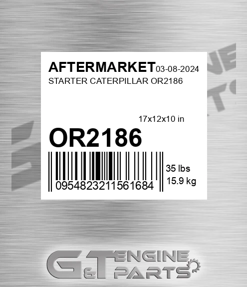 OR2186 Starter Caterpillar Or2186