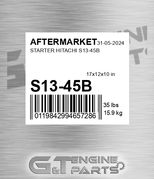 S13-45B Starter Hitachi S13-45b for AFTERMARKET