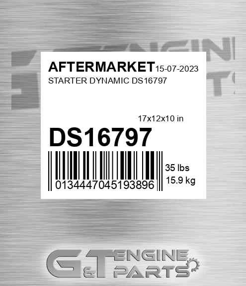 DS16797 Starter Dynamic for AFTERMARKET