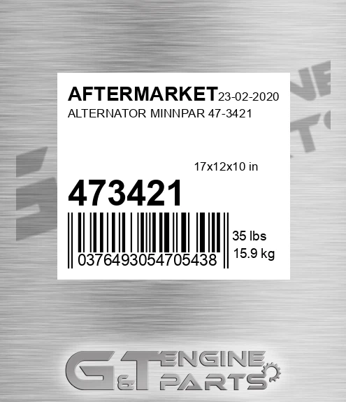 473421 Alternator Minnpar for AFTERMARKET