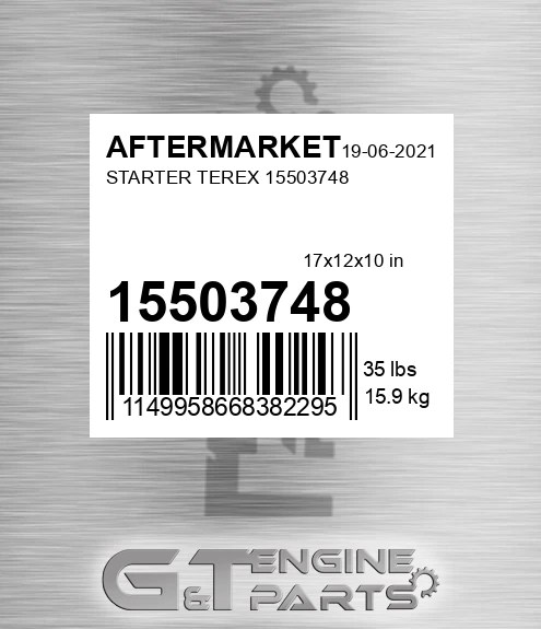 15503748 Starter Terex for AFTERMARKET