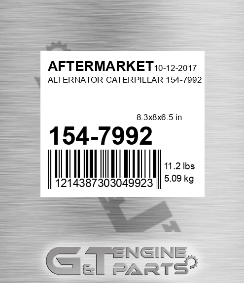 154-7992 Alternator Caterpillar 154-7992 for AFTERMARKET