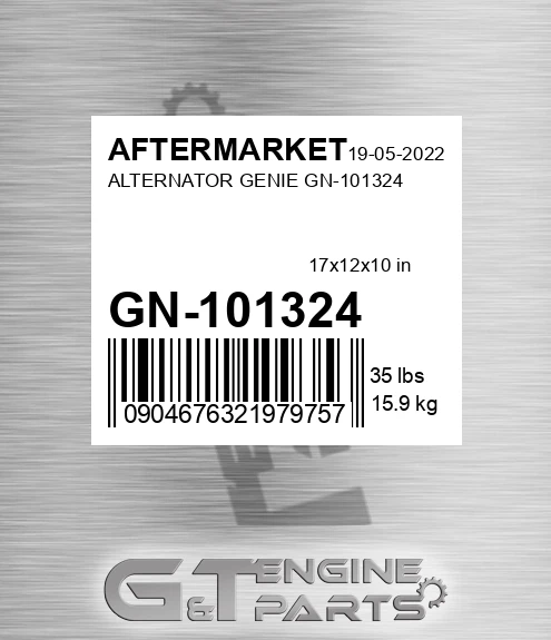 GN-101324 Alternator Genie Gn-101324 for AFTERMARKET