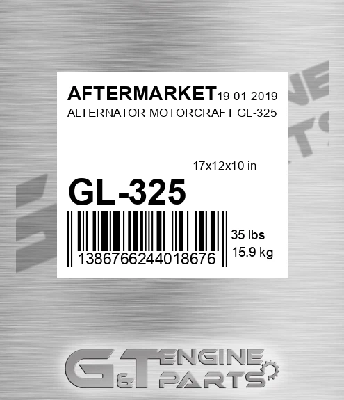 GL-325 Alternator Motorcraft Gl-325 for AFTERMARKET