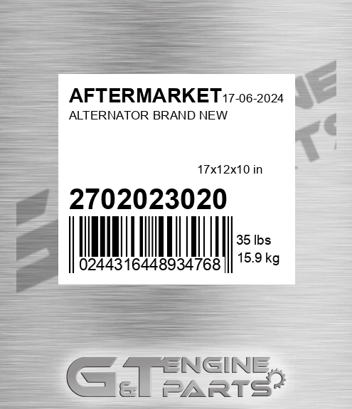 27020-23020 Alternator Brand New for AFTERMARKET