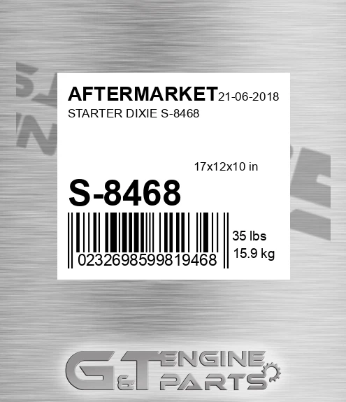 S-8468 Starter Dixie S-8468 for AFTERMARKET