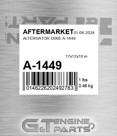 A-1449 Alternator Dixie A-1449 for AFTERMARKET