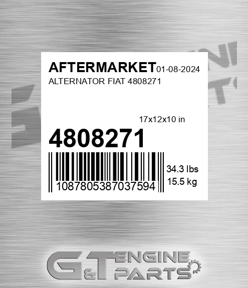 4808271 Alternator Fiat for AFTERMARKET
