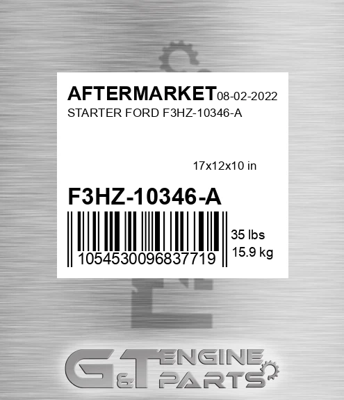 F3HZ-10346-A Starter Ford F3hz-10346-a for AFTERMARKET