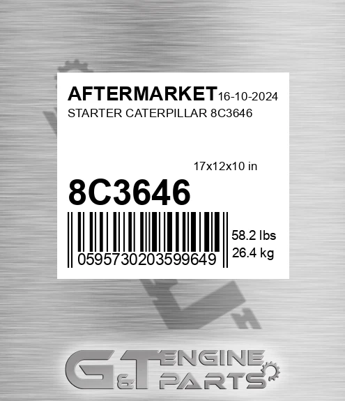 8C3646 Starter Caterpillar for AFTERMARKET