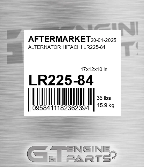 LR225-84 Alternator Hitachi Lr225-84 for AFTERMARKET