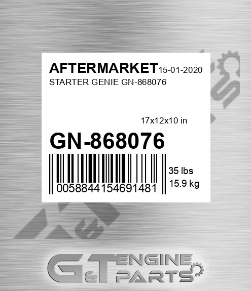 GN-868076 Starter Genie Gn-868076 for AFTERMARKET