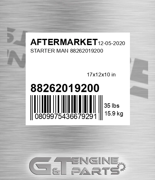 88262019200 Starter Man for AFTERMARKET