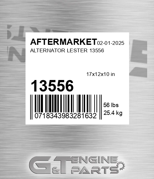 13556 Alternator Lester