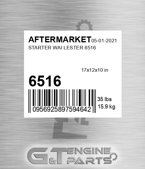 6516 Starter Wai Lester for AFTERMARKET