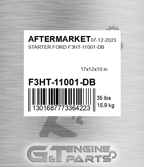 F3HT-11001-DB Starter Ford F3ht-11001-db for AFTERMARKET