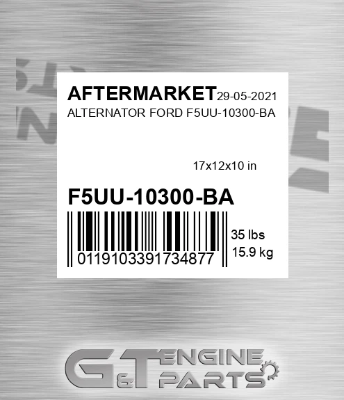 F5UU-10300-BA Alternator Ford F5uu-10300-ba for AFTERMARKET