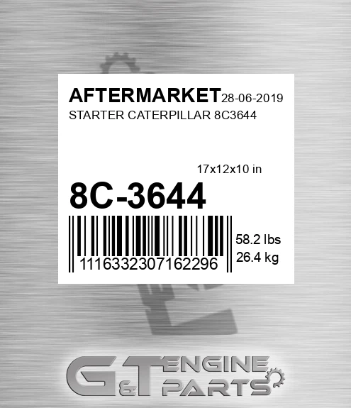8C-3644 Starter Caterpillar for AFTERMARKET