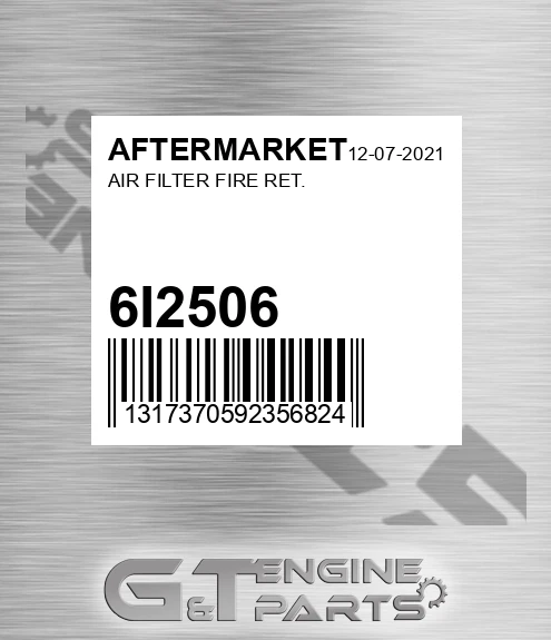 6I2506 Air Filter Fire Ret.