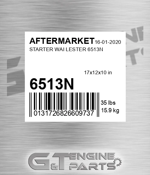 6513N Starter Wai Lester for AFTERMARKET