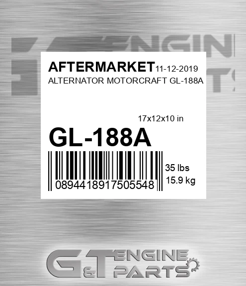 GL-188A Alternator Motorcraft Gl-188a for AFTERMARKET