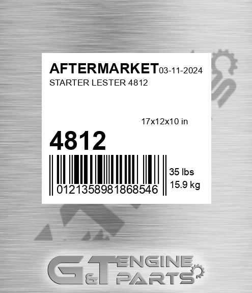 4812 Starter Lester for AFTERMARKET