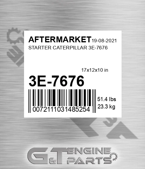3E-7676 Starter Caterpillar 3e-7676