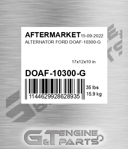 DOAF-10300-G Alternator Ford Doaf-10300-g for AFTERMARKET