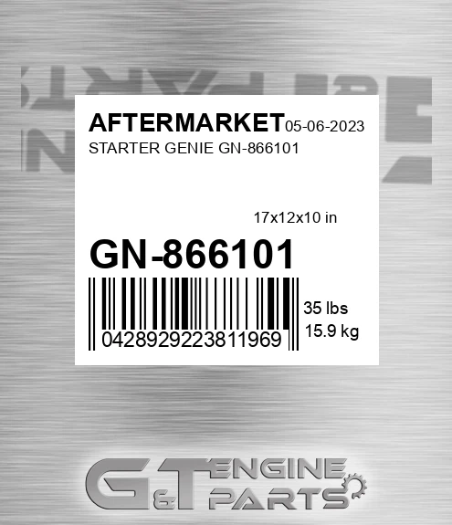 GN-866101 Starter Genie Gn-866101 for AFTERMARKET