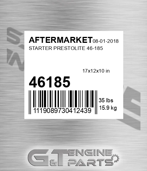 46185 Starter Prestolite for AFTERMARKET