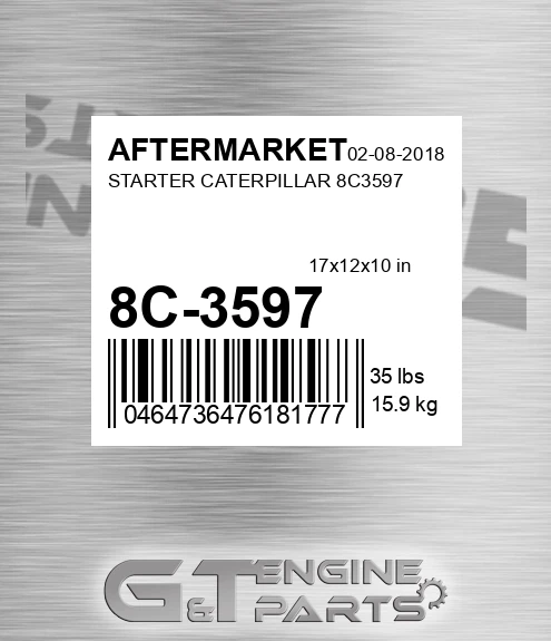 8C-3597 Starter Caterpillar for AFTERMARKET