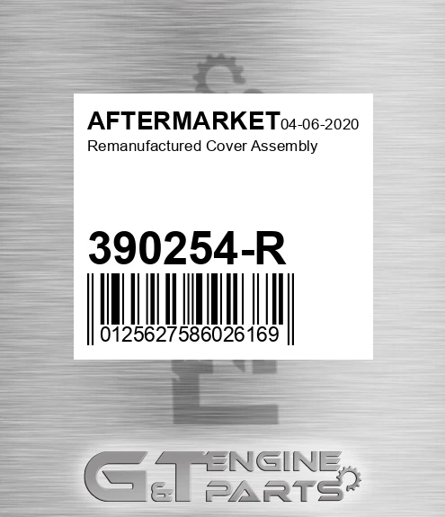 390254-R Remanufactured Cover Assembly for AFTERMARKET