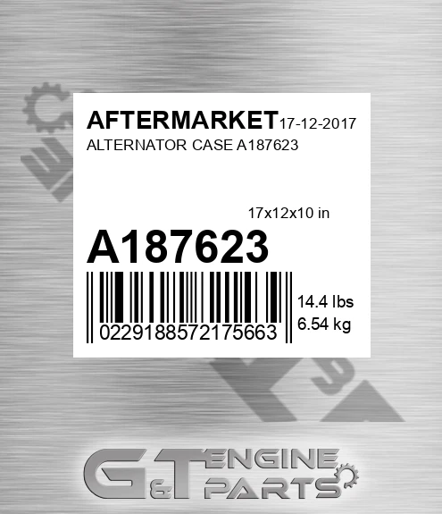 A187623 Alternator Case