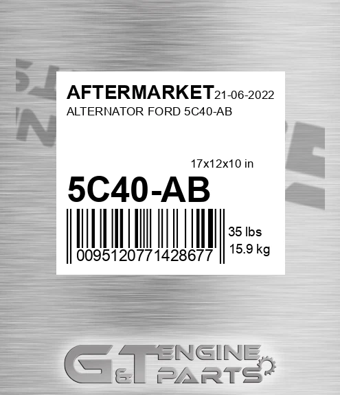 5C40-AB Alternator Ford 5c40-ab for AFTERMARKET