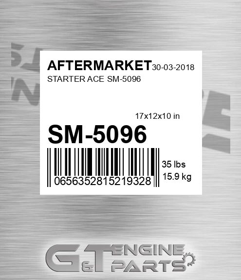 SM-5096 Starter Ace Sm-5096 for AFTERMARKET