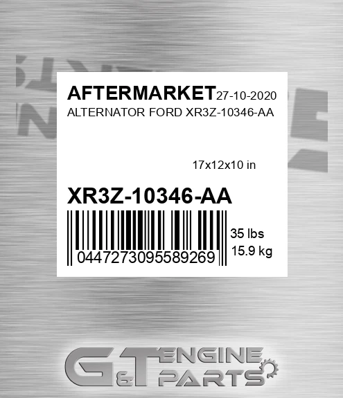 XR3Z-10346-AA Alternator Ford Xr3z-10346-aa for AFTERMARKET