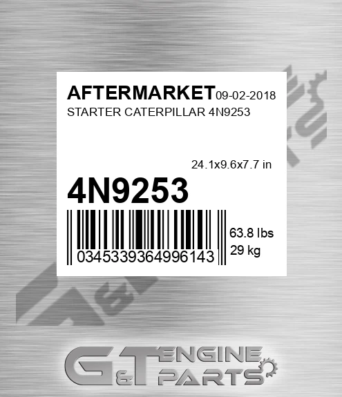 4N9253 Starter Caterpillar for AFTERMARKET