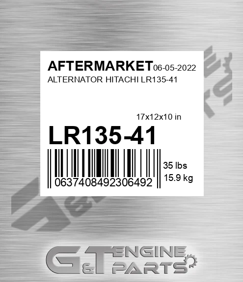 LR135-41 Alternator Hitachi Lr135-41 for AFTERMARKET