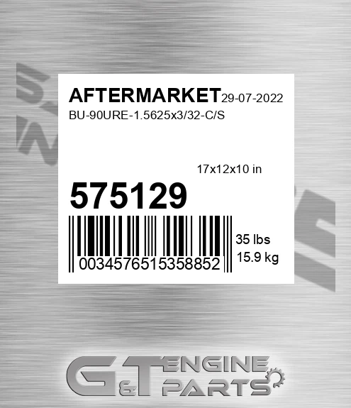 575-129 Bu-90ure-1.5625x3/32-c/s for AFTERMARKET