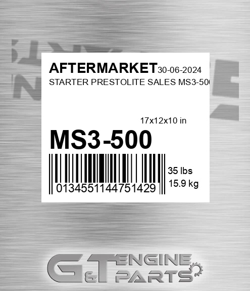 MS3-500 Starter Prestolite Sales Ms3-500