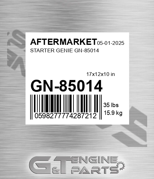 GN-85014 Starter Genie Gn-85014 for AFTERMARKET