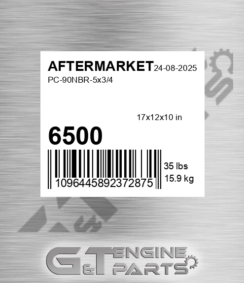 6500 Pc-90nbr-5x3/4
