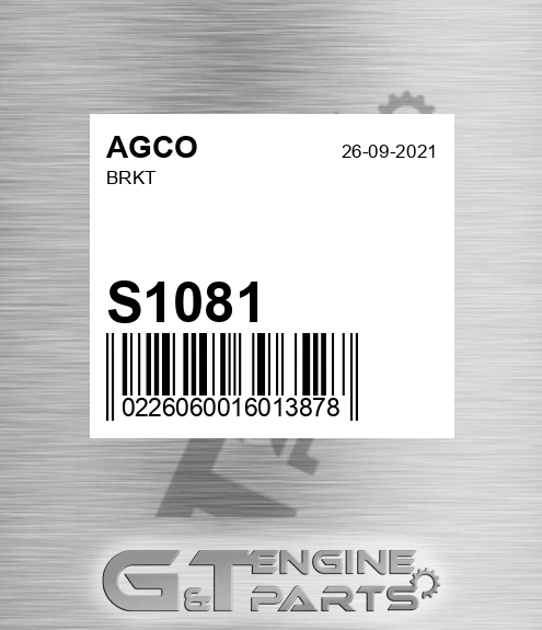 S1081 Brkt for AGCO