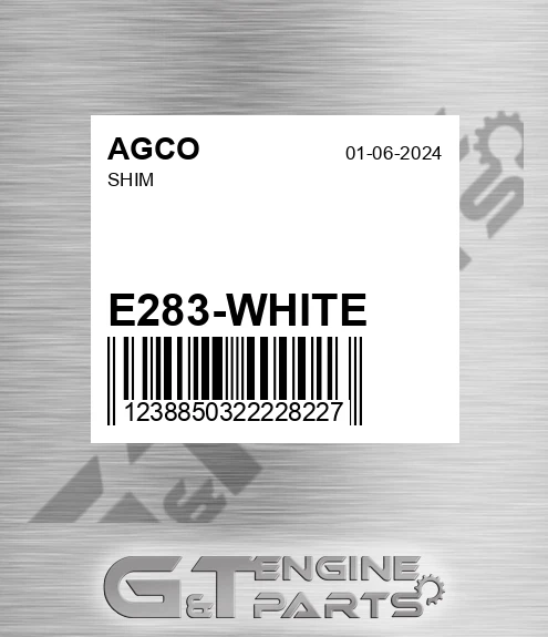 E283-WHITE Shim