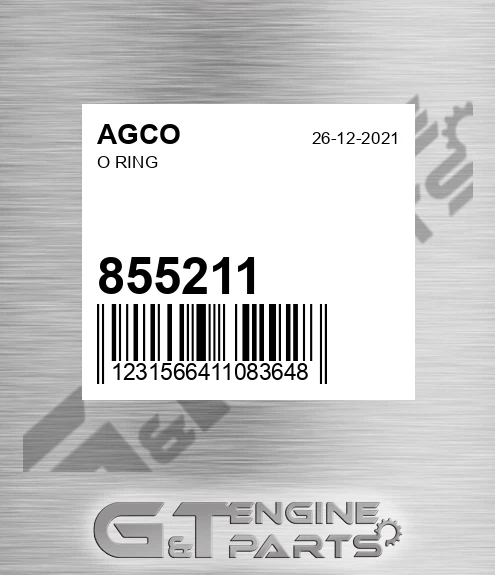 855211 O Ring